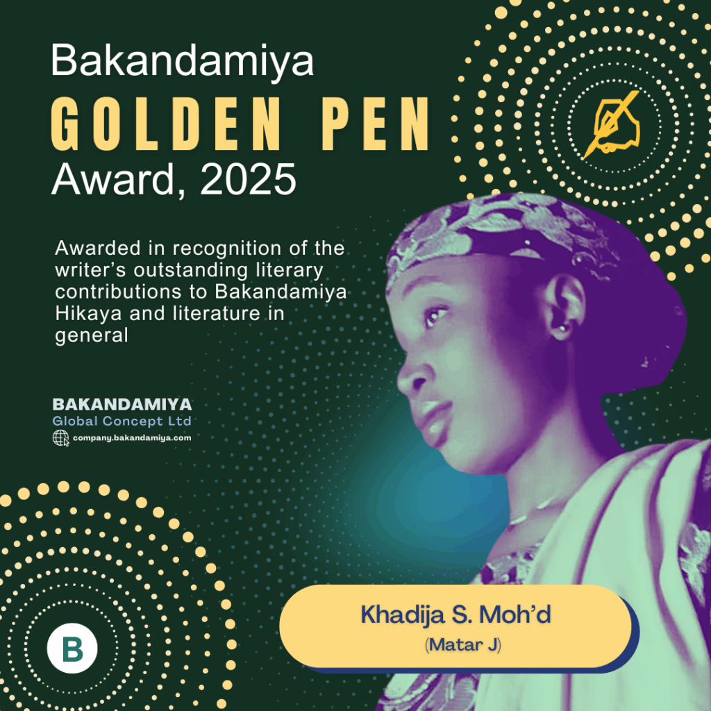 Khadija S. Moh'd (Matar J) - Bakandamiya Golden Pen Award