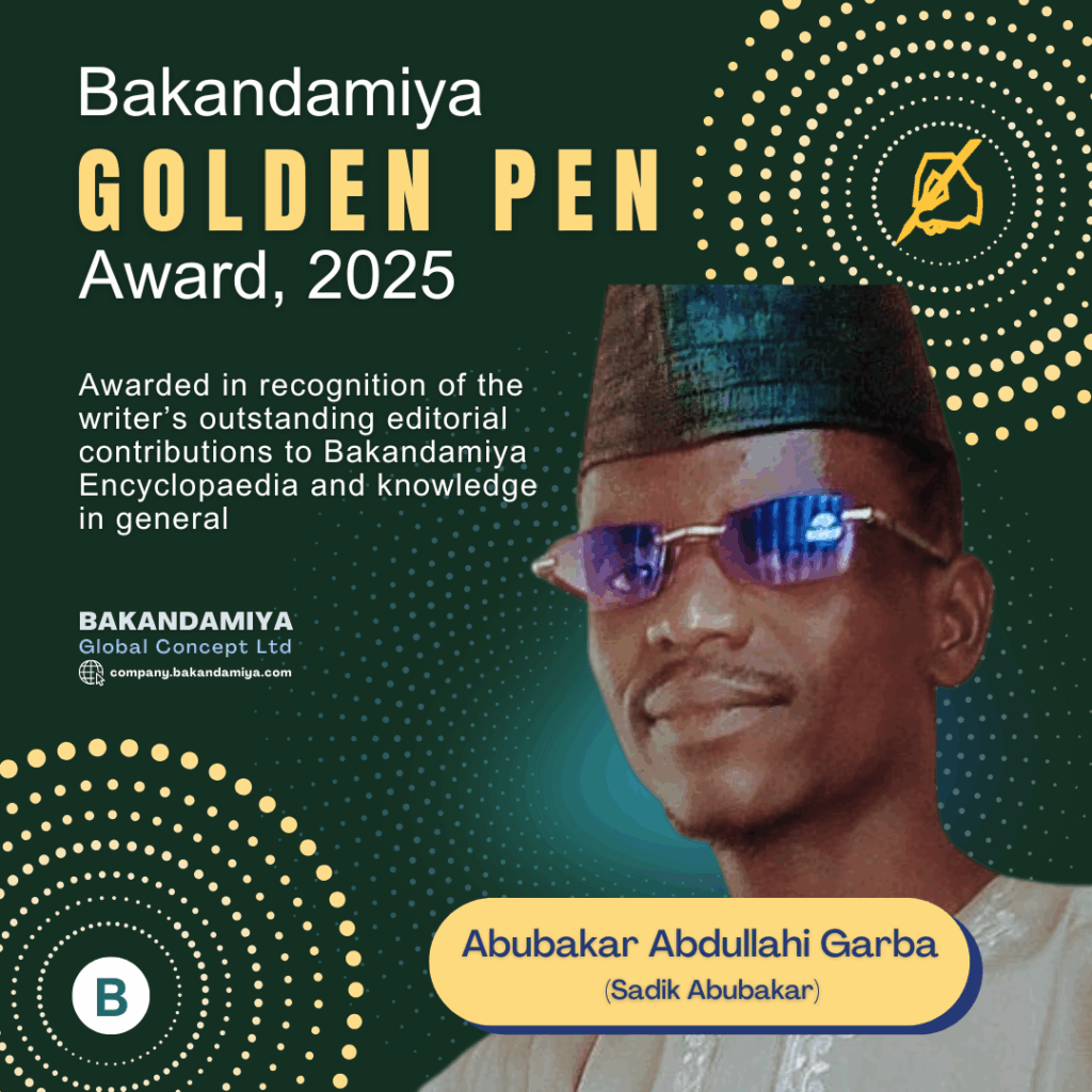 Abubakar Abdullahi Garba (Sadik Abubakar) - Bakandamiya Golden Pen Award
