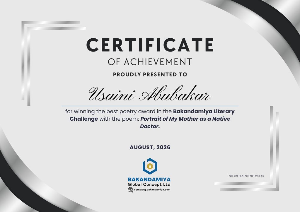 Usaini Abubakar Cert - GRM Sep 2026