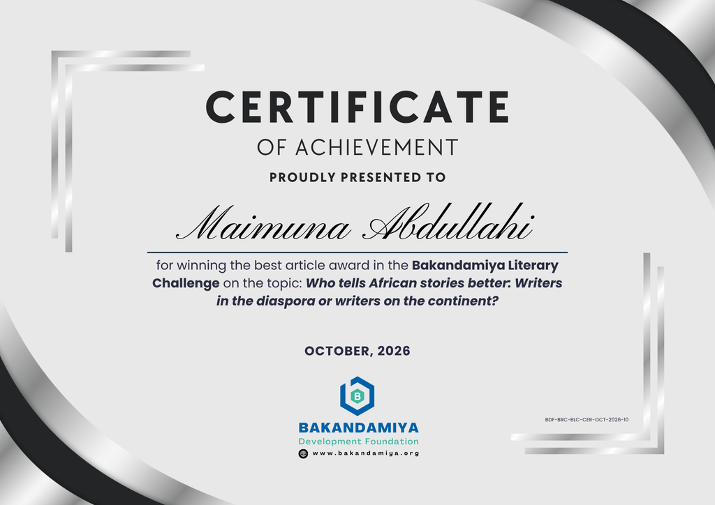 Maimuna Abdullahi - Cert BLC October 2026